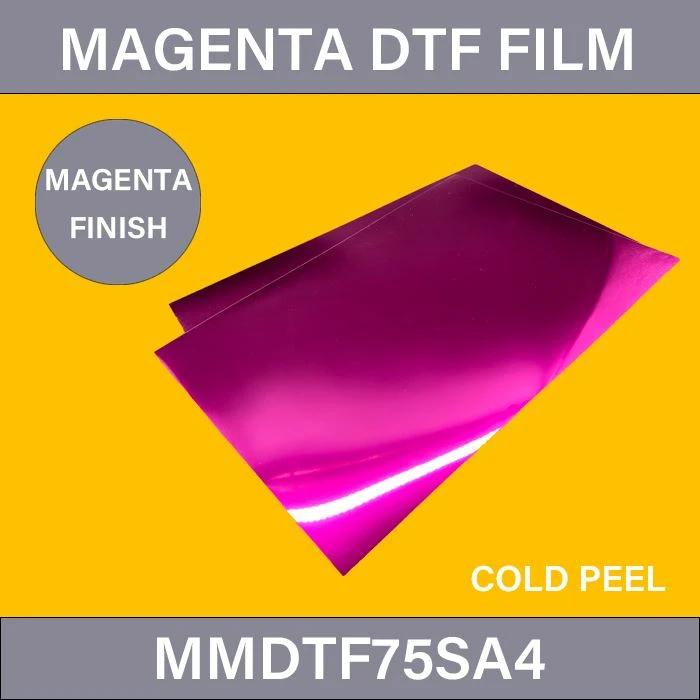 แผ่นฟอยล์ DTF สีแมเจนต้า