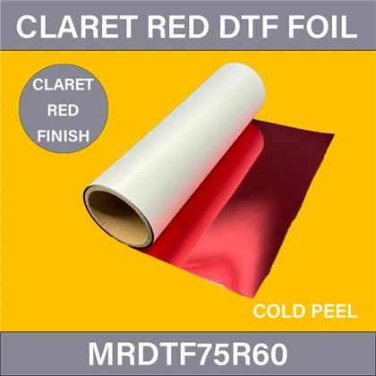 สีม่วงแดง DTF ฟอยล์